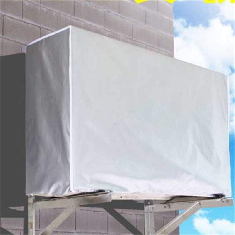 foto del prodotto copertura per aria condizionata esterna, impermeabile, anti neve, per la pulizia 80x28x54cm treetalk