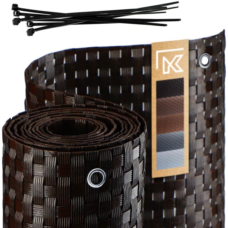 immagine 0 del prodotto copertura per balcone kadax tappetino per balcone in technorattan 1x6m