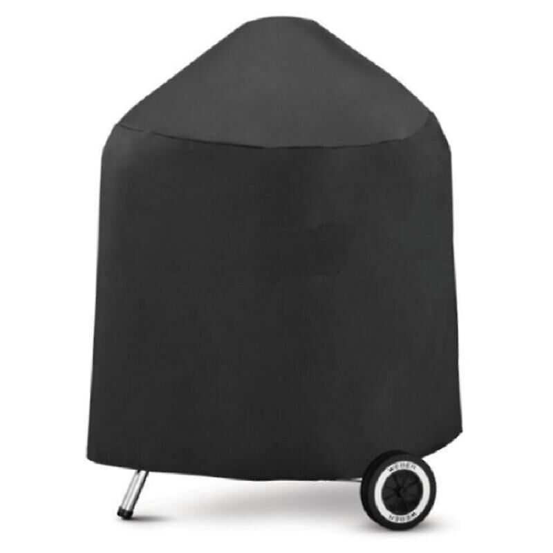 foto del prodotto copertura per barbecue a carbonella, copertura per barbecue rotonda da 70 cm, impermeabile, resistente ai raggi uv e traspirante sollbry