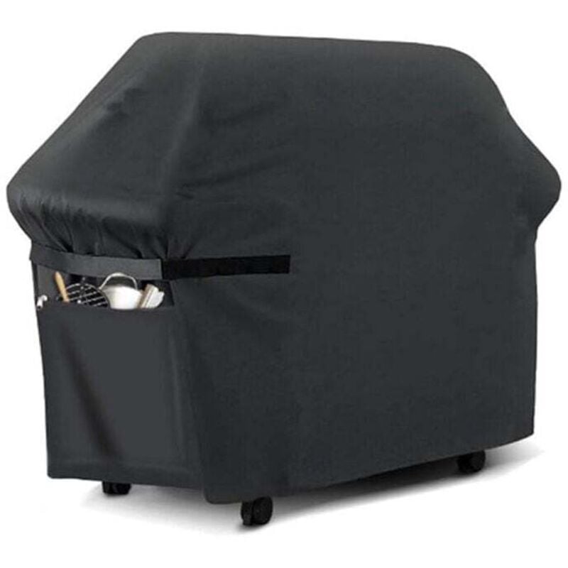 foto del prodotto copertura per barbecue aiperq copertura per barbecue a gas, resistente copertura per barbecue in oxford 210d, adatta a weber, brinkmann, char broil,