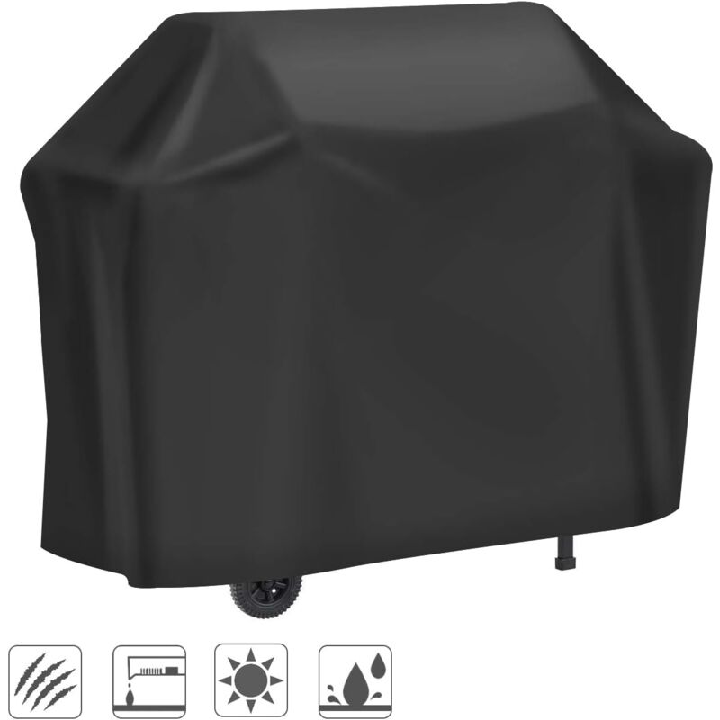 foto del prodotto copertura per barbecue, copertura in tela cerata oxford 210d resistente protezione per barbecue copertura per griglia anti uv anti acqua anti umidit 