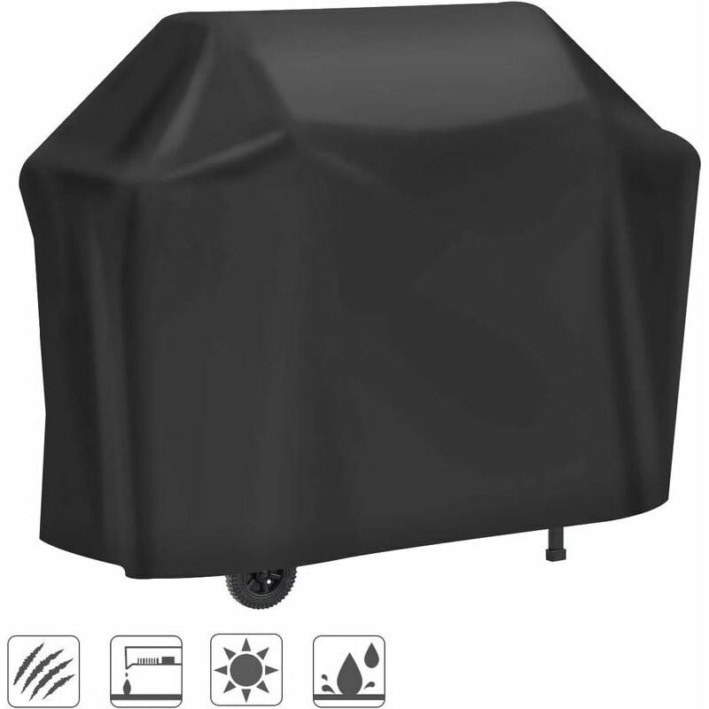 foto del prodotto copertura per barbecue, copertura in tela cerata oxford 210d resistente protezione per barbecue copertura per griglia anti uv anti acqua anti umidit 