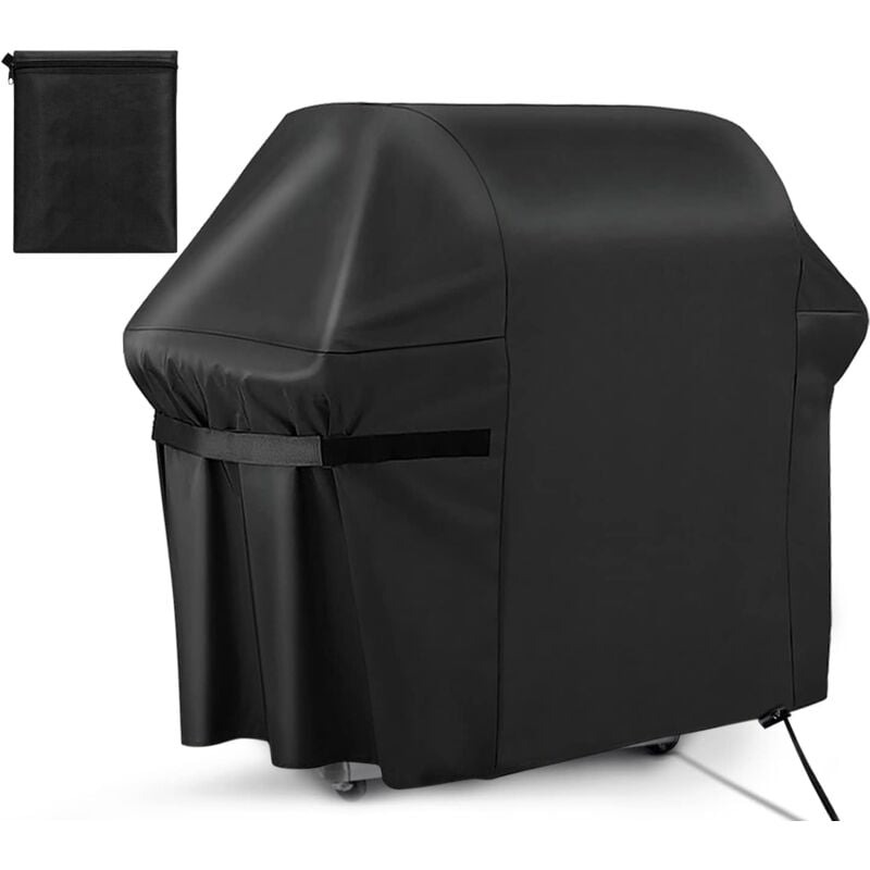 foto del prodotto copertura per barbecue, copertura per barbecue da esterno impermeabile al 100 copertura per barbecue in tessuto oxford 420d a colori fissi 145 cm