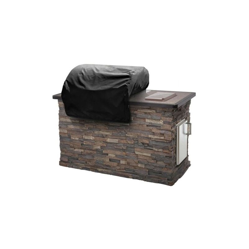 foto del prodotto copertura per barbecue da incasso per esterni 34w30d18h pollici copertura per barbecue da incasso in tessuto oxford 420d