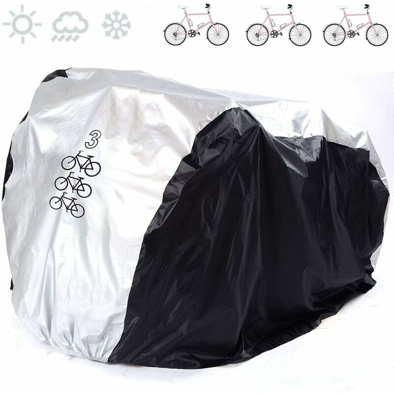 foto del prodotto copertura per bici da esterno, anti uv, antipolvere, resistente, impermeabile, antipioggia, per bici, ciclo, scooter, copertura per bici da strada,