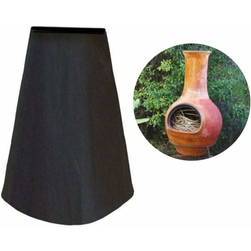 foto del prodotto copertura per braciere da esterno, antipolvere, resistente alle intemperie, copertura per braciere da giardino, 24 x 48 