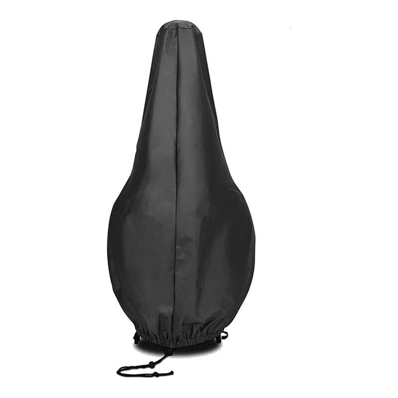 foto del prodotto copertura per braciere rotonda impermeabile 122 x 21 61 cm copertura per barbecue da esterno con coulisse regolabile