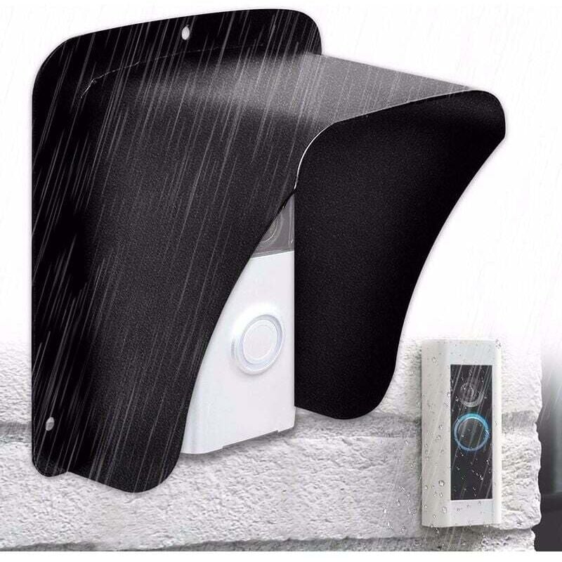 foto del prodotto copertura per campanello dpzo, copertura in metallo impermeabile, campanello wireless per videocamera, campanello con pulsante, campanello wireless