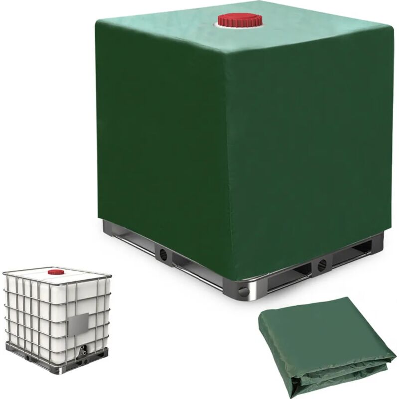 foto del prodotto copertura per cisterna da 1000l 120x100x116cm copertura protettiva per cisterna ibc con membrana uv