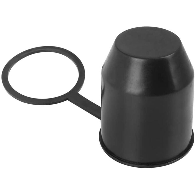 foto del prodotto copertura per gancio di traino auto, 50 mm, universale, con anello, per la protezione del gancio di traino. sollbry
