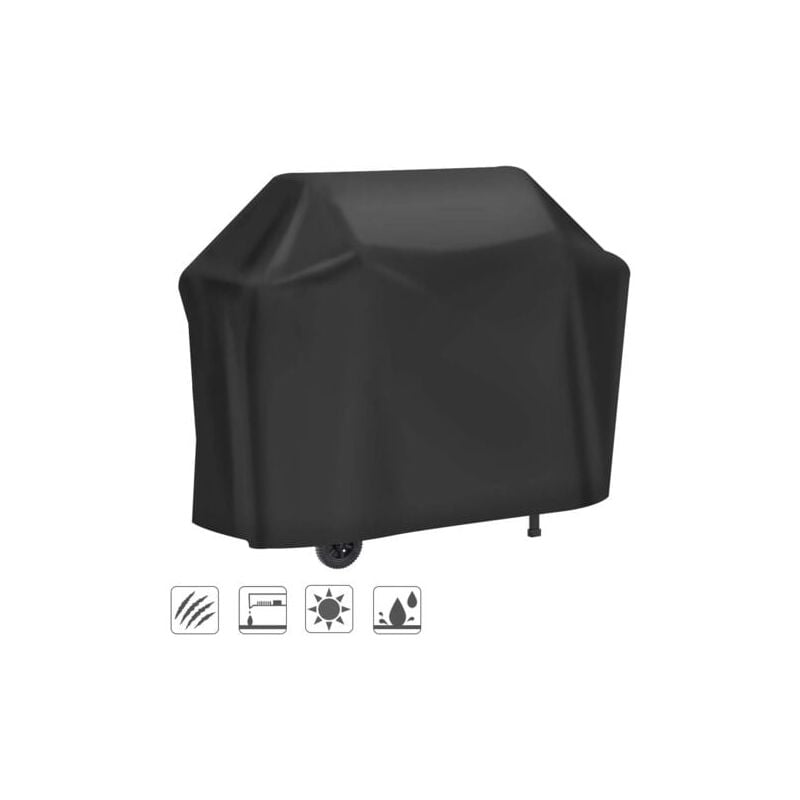 foto del prodotto copertura per griglia, resistente tessuto oxford 210d, protezione uv, impermeabile, resistente all umidit 145 x 61 x 117 cm aiperq