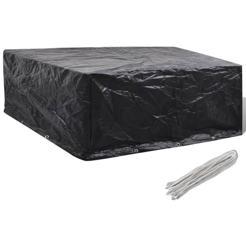 foto del prodotto copertura per mobili da giardino con 10 occhielli 260x260x90 cm vidaxl