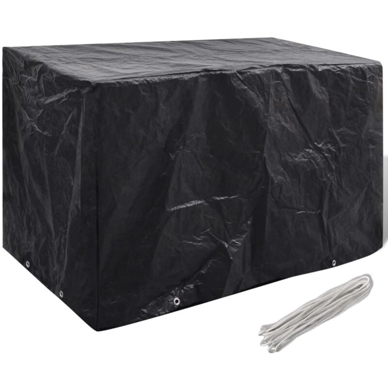 foto del prodotto copertura per mobili da giardino con 8 occhielli 140x70x90 cm vidaxl
