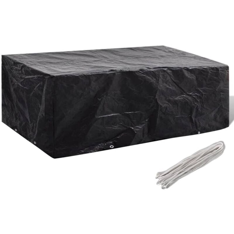 foto del prodotto copertura per mobili da giardino con 8 occhielli 200x160x70 cm vidaxl