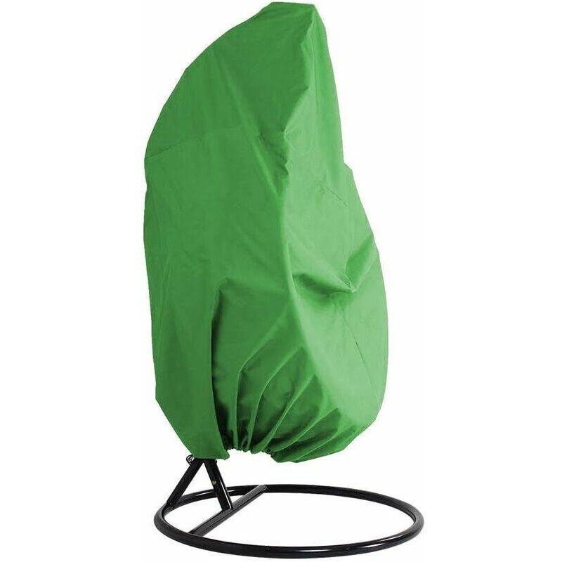 foto del prodotto copertura per mobili da giardino copertura per mobili da giardino in rattan e vimini, impermeabile copertura protettiva per sedia a forma di uovo
