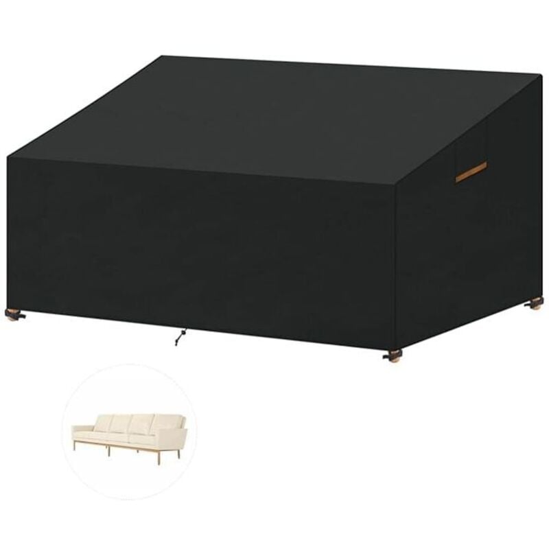 foto del prodotto copertura per mobili da giardino in tessuto oxford 210d, copertura impermeabile per tavolo e sedia da giardino, copertura antipolvere 454025cm