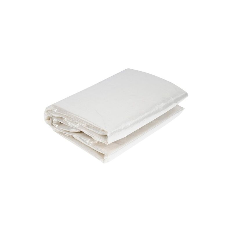 foto del prodotto copertura per mobili set arredo da giardino esterno pe 100g m trasparente 242x162x100 cm woltu