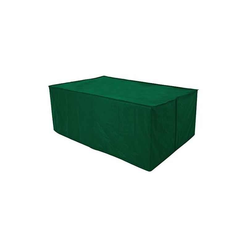 foto del prodotto copertura per mobili set arredo da giardino esterno pe 100g m verde 193x136x88 cm woltu