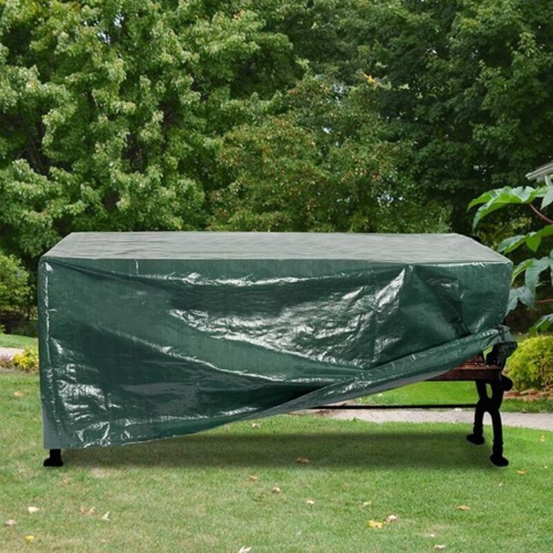 foto del prodotto copertura per mobili set arredo da giardino esterno pe 100g m verde woltu