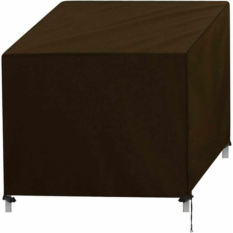 foto del prodotto copertura per mobili, tessuto oxford 420t, copertura per mobili da giardino, copertura per tavolo da giardino con fibbia antivento e corda