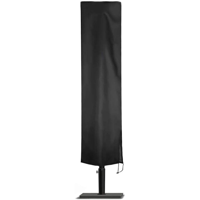 foto del prodotto copertura per ombrellone, 210d oxford impermeabile 240x57x57cm nero 