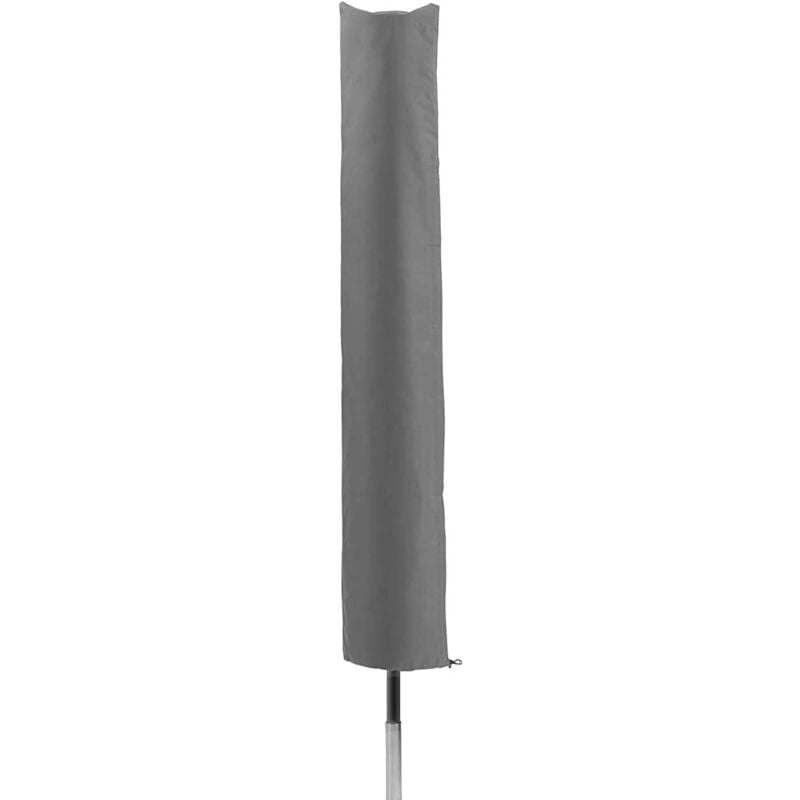 foto del prodotto copertura per ombrellone, copertura per ombrellone da giardino 153 x 30 x 30 cm tessuto oxford 600d rivestimento in pvc impermeabile, grigio