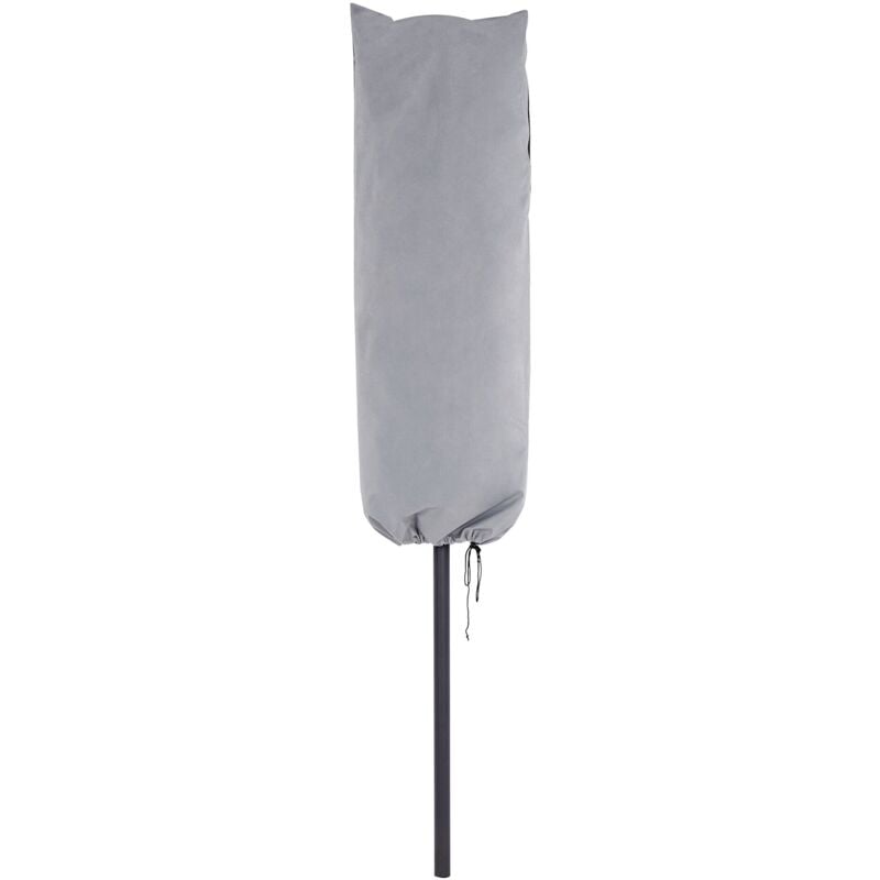 foto del prodotto copertura per ombrellone da giardino 157x69x53 cm grigio poliestere pvc coperto patio esterno sibilla chuva