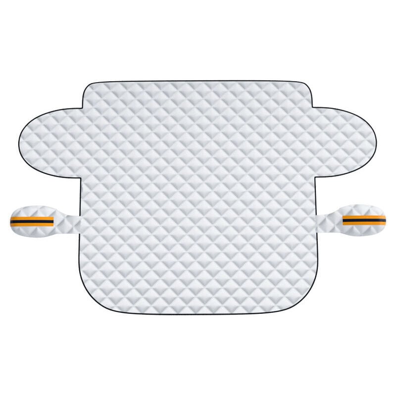 foto del prodotto copertura per parabrezza auto con bordi magnetici, spessore 9 strati, extra large, protezione invernale per auto.