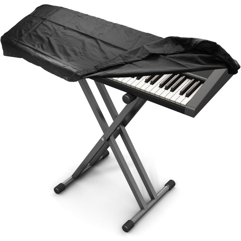 foto del prodotto copertura per pianoforte a 88 tasti, copertura protettiva antipolvere per tastiera, copertura per proteggere i tasti della tastiera del pianoforte