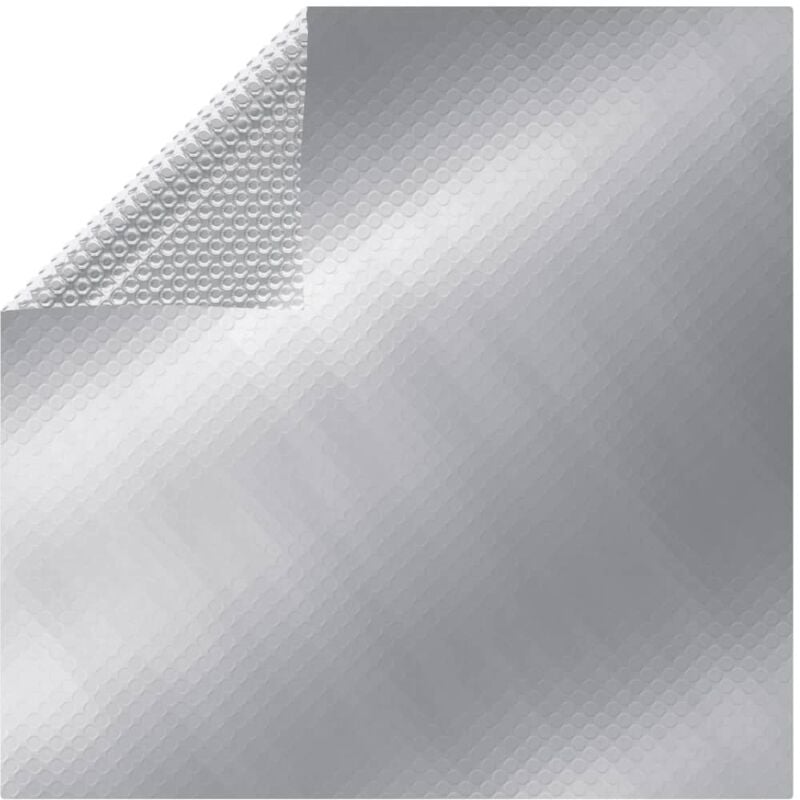 foto del prodotto copertura per piscina argento 732x366 cm in pe vidaxl