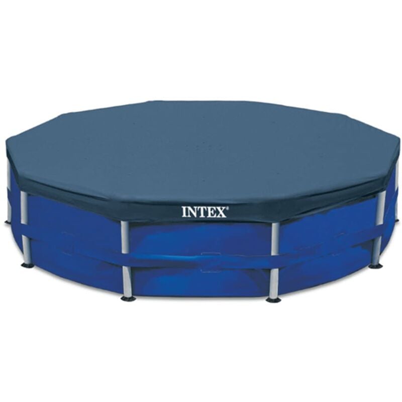 foto del prodotto copertura per piscina circolare 366 cm 28031 intex blu