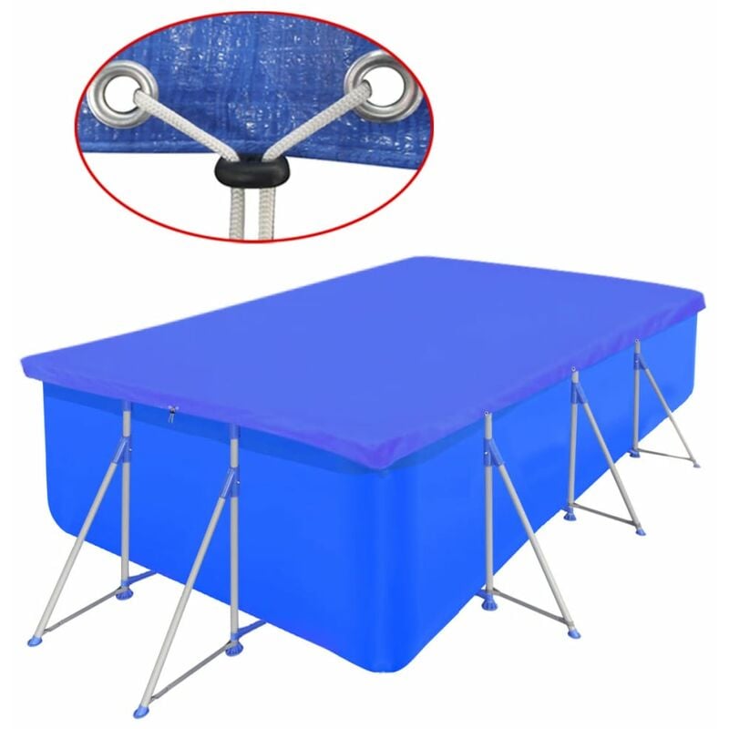 foto del prodotto copertura per piscina rettangolare 90g mq 400 x 207 cm vidaxl