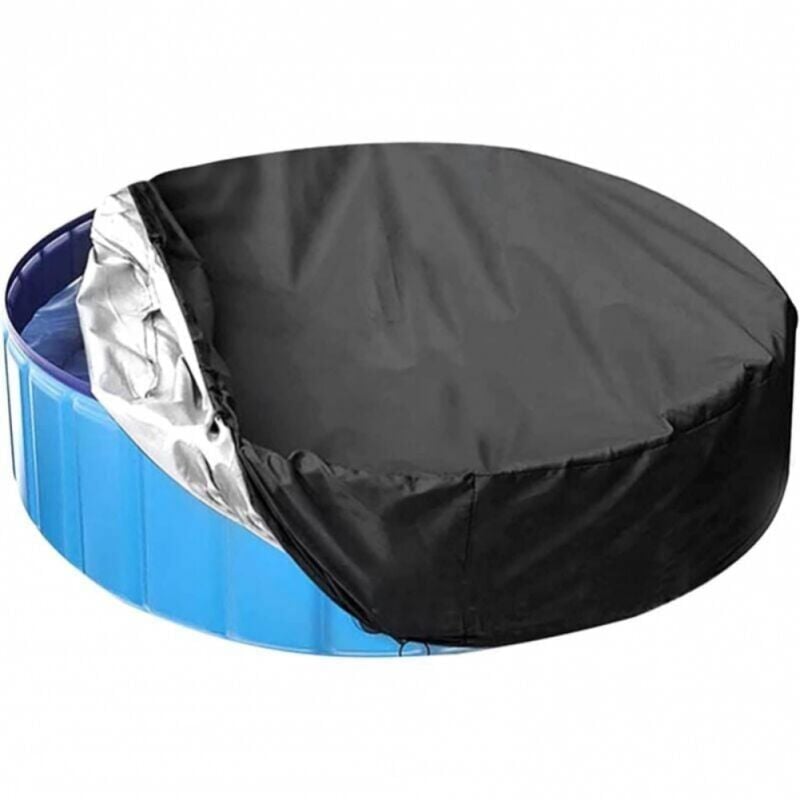 foto del prodotto copertura per piscina rotonda copertura rotonda per spa copertura protettiva impermeabile e antipolvere adatta a tutti i tipi di piscine rotonde
