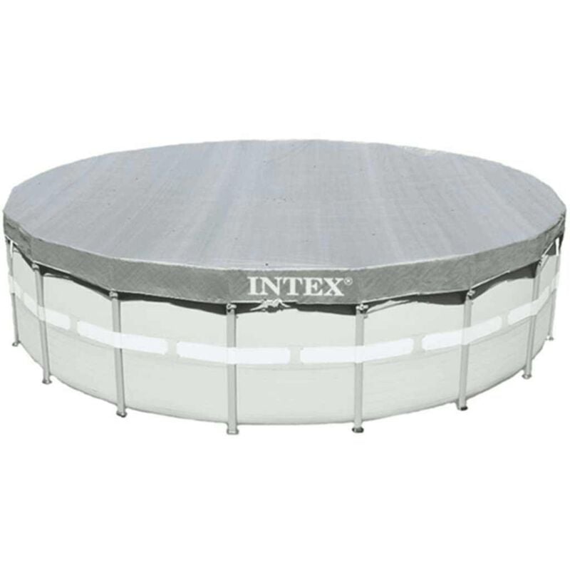 foto del prodotto copertura per piscina rotonda deluxe 488 cm intex