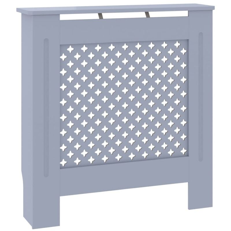 foto del prodotto copertura per radiatore grigia in mdf 78 cm vidaxl