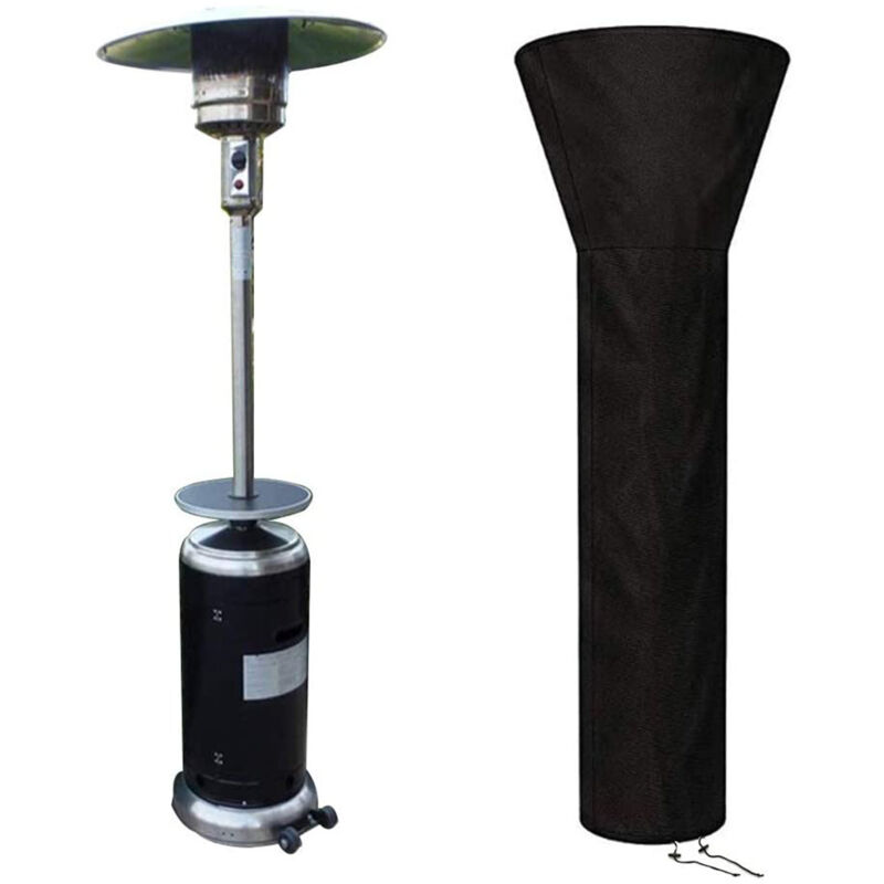 foto del prodotto copertura per riscaldatore da patio, copertura impermeabile per riscaldatore da esterno, copertura protettiva per riscaldatore da patio, 226 x 85 x