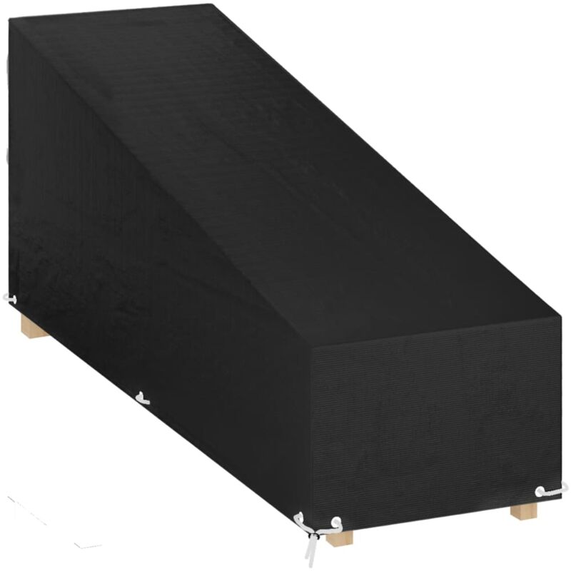 foto del prodotto copertura per sdraio 12 occhielli 205x75x40/70cm in polietilene - vidaxl