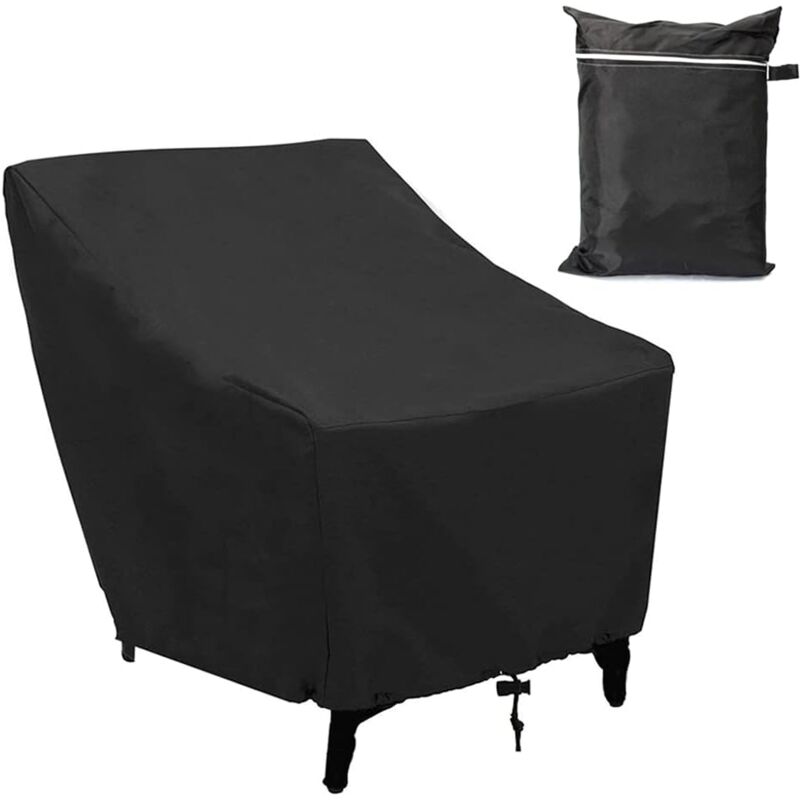 foto del prodotto copertura per sedia da giardino impermeabile 210d, anti uv, antivento, con corda regolabile, 80x85x91cm