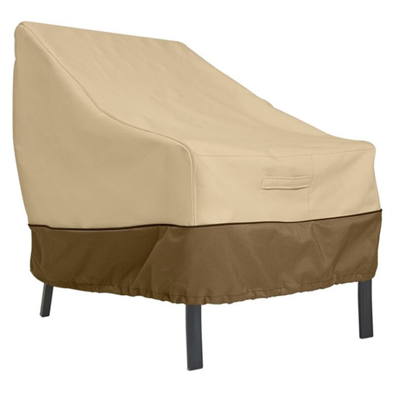 foto del prodotto copertura per sedia da giardino ymyny con seduta profonda, impermeabile, antivento, anti uv, 210d, con corda regolabile, 80x85x91 cm 210d colore