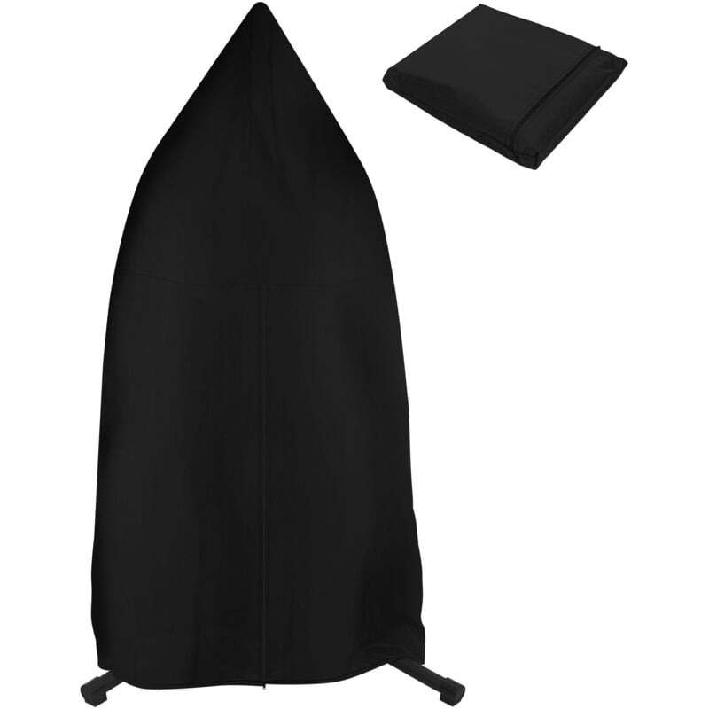 foto del prodotto copertura per sedia sospesa con cerniera e coulisse 190 x 115 cm impermeabile antivento resistente ai raggi uv tessuto oxford antistrappo per