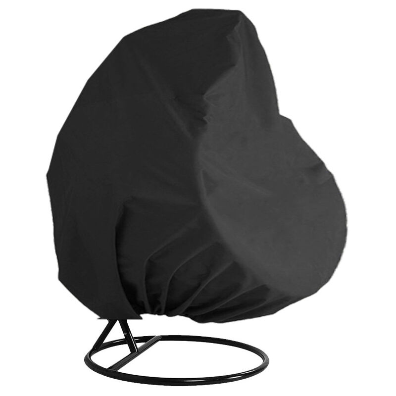 foto del prodotto copertura per sedia sospesa, copertura impermeabile per sedia sospesa, copertura protettiva per sedia a uovo, antivento, anti uv 232 x 200 cm 