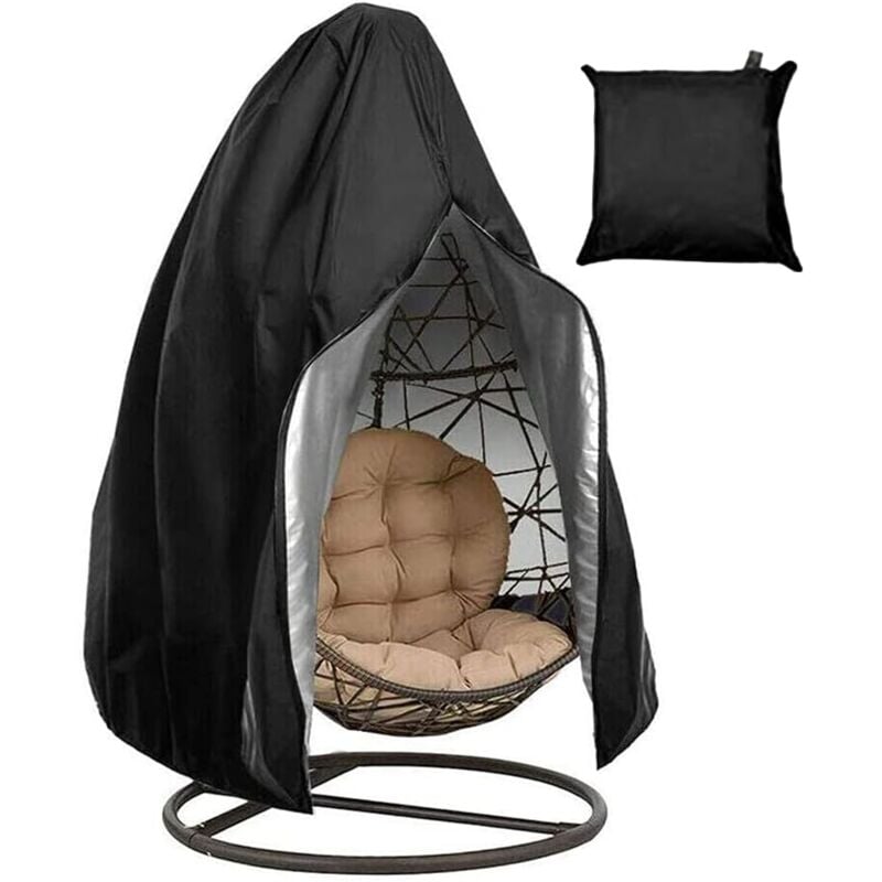foto del prodotto copertura per sedia sospesa, copertura per sedia sospesa, impermeabile, antivento, resistente all inverno per patio, patio, sedia a dondolo