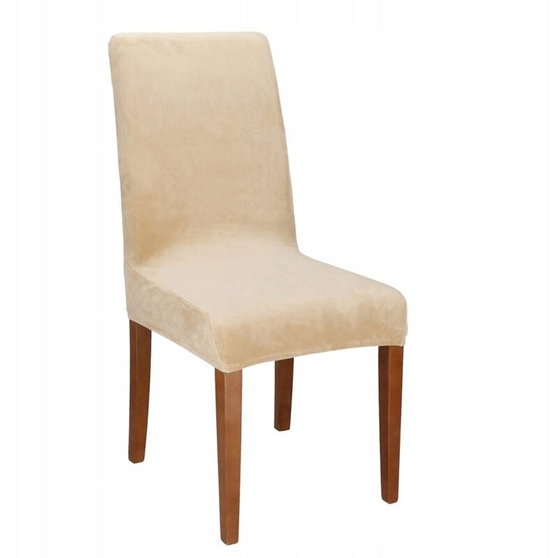 foto del prodotto copertura per sedia spandex elastica universale velluto velvet