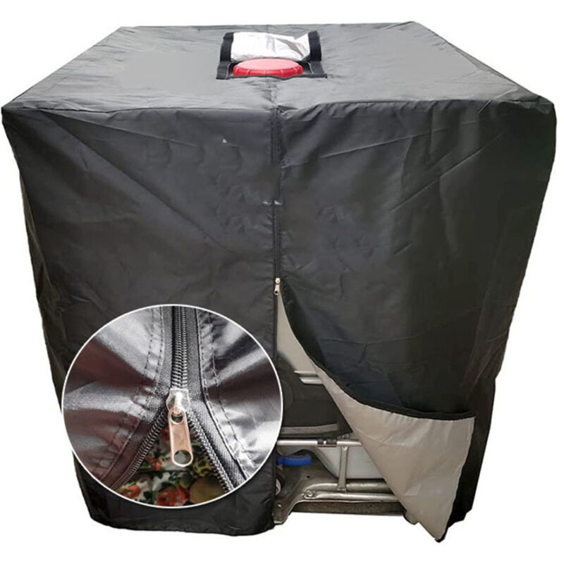 foto del prodotto copertura per serbatoio, copertura per serbatoio ibc da 1000 litri con cerniera, protezione uv antipolvere, copertura per serbatoio d acqua