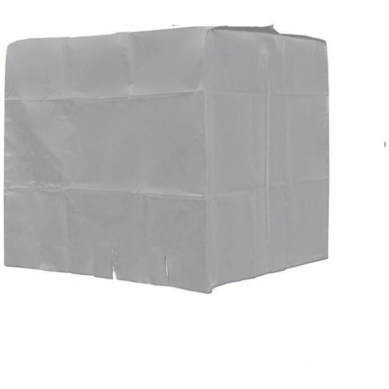 foto del prodotto copertura per serbatoio dell'acqua, copertura per serbatoio ibc da 1000 litri, copertura protettiva per contenitore dell'acqua, antipolvere, anti-uv e anti-pioggia, 120 x 100 x 116 cm (argento)