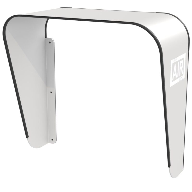 foto del prodotto copertura per stazioni di carica auto elettriche 40x40x25 cm in alluminio wallbox cover s bianco