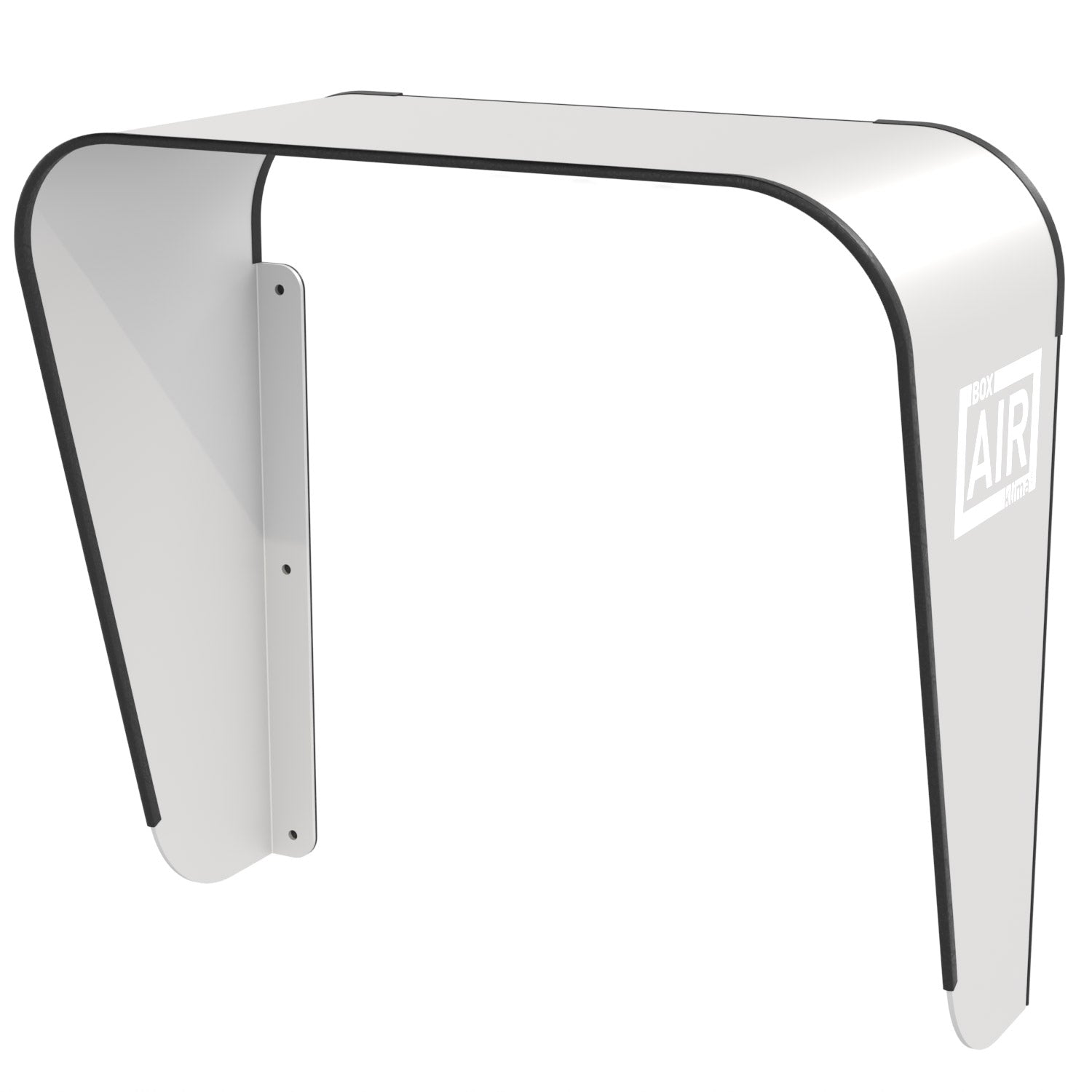foto del prodotto copertura per stazioni di carica auto elettriche 50x50x25 cm in alluminio wallbox cover l bianco