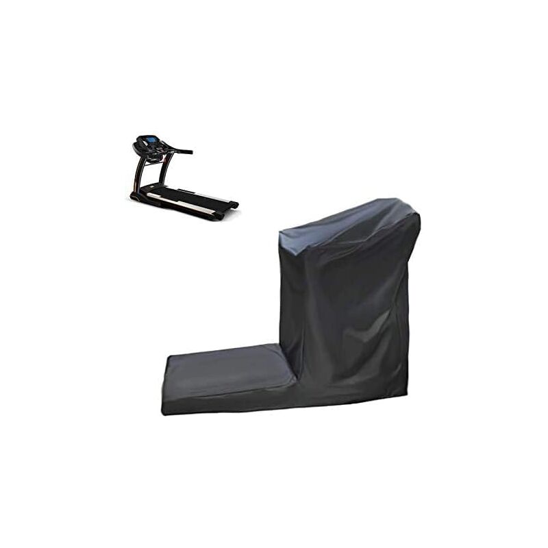 foto del prodotto copertura per tapis roulant con cerniera per esterni o interni impermeabile nero 185x91x155cm sollbry