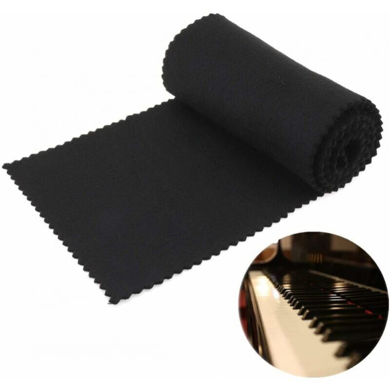 foto del prodotto copertura per tastiera pianoforte, copertura antipolvere per tastiera, copertura antipolvere per tastiera elettronica a 88 tasti, pianoforte