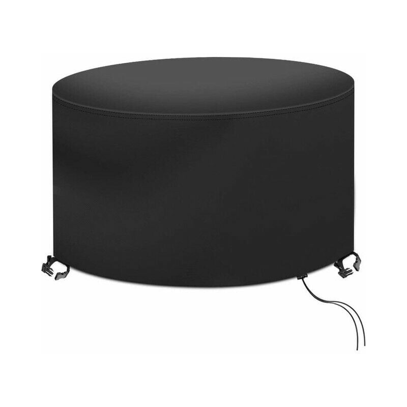 foto del prodotto copertura per tavolo, copertura per tavolo rotondo, copertura antivento per mobili, tessuto oxford 420d, copertura per mobili da giardino 128x71cm 
